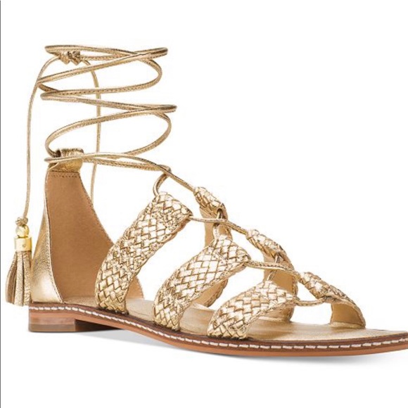MICHAEL Michael Kors Shoes | Michael Kors Monterey Gladiator Sandals Size 7 Guc | Poshmark